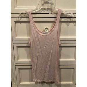 simple baby pink tank top
